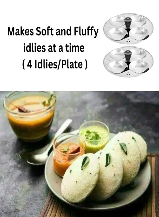 AadiVeer Stainless Steel Mini Idli Plate | 18 Cavity Plate | 19 cm Round Plate | Heavy Gauge Stainless Steel | Compatible with Idli Cooker & Stand (1 Piece) - Image 3